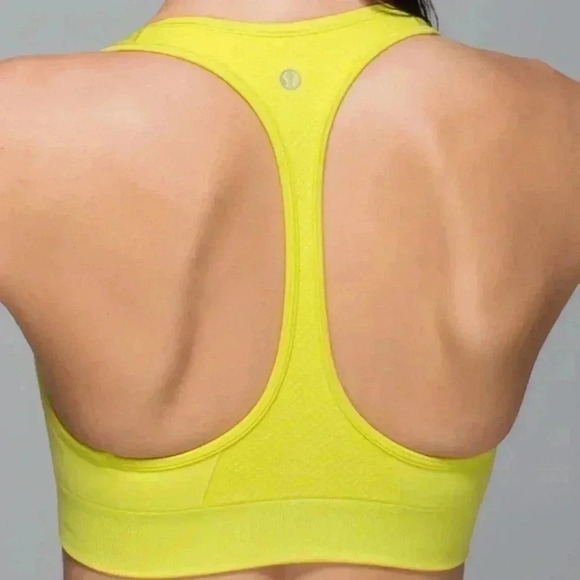 Lululemon Ebb & Flow Bra Heathered Split Pea 4 - Picture 8 of 8